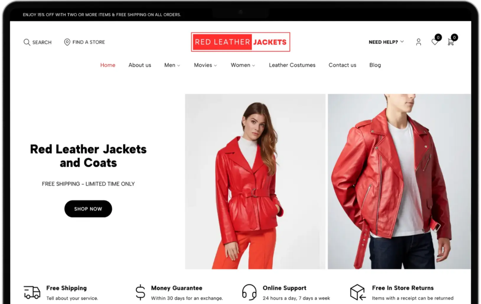 Red Leather Jackets